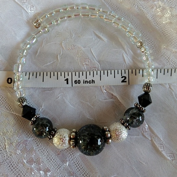 Handmade Memory Wire Bracelet - Picture 3 of 3